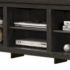 70 TV Stand with Open Shelves and Cable Management