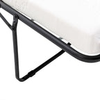 57.9 Pull-Out Sleeper Sofa Loveseat with Twin Size Memory Foam Mattress, Two USB Charging Ports