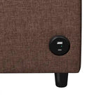 57.9 Pull-Out Sleeper Sofa Loveseat with Twin Size Memory Foam Mattress, Two USB Charging Ports