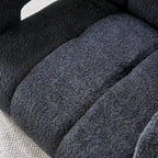 Upholstered Accent Chair 31.10 Wide Boucle Modern Accent Chair Side Chair Comfy Wide Armchair For Bedroom, Living Room