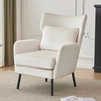 32 Wing Back Velvet Accent Chair