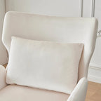 32 Wing Back Velvet Accent Chair
