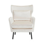 32 Wing Back Velvet Accent Chair