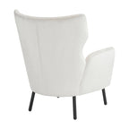 32 Wing Back Velvet Accent Chair