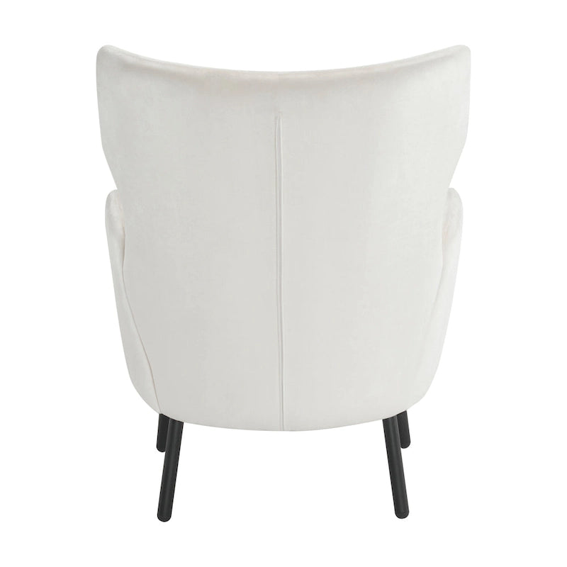 32 Wing Back Velvet Accent Chair