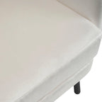 32 Wing Back Velvet Accent Chair