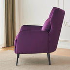 32 Wing Back Velvet Accent Chair