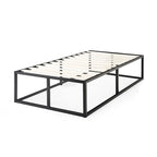 Black Metal Platforma Bed Frame
