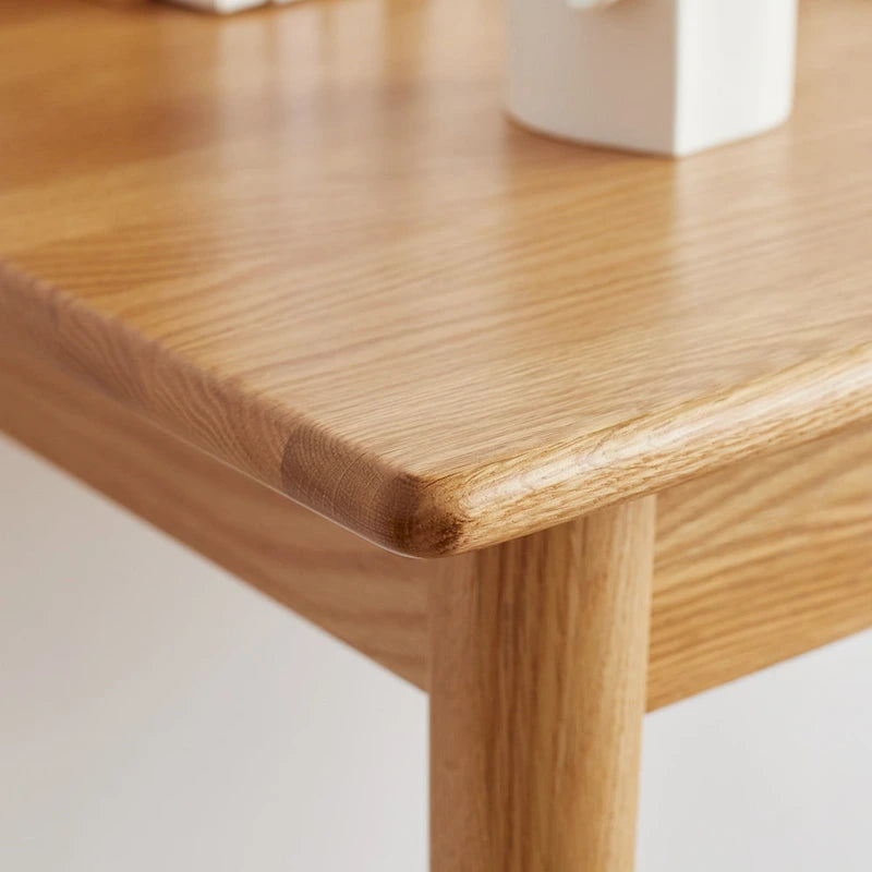 Solid Wood Study Desk with Drawer