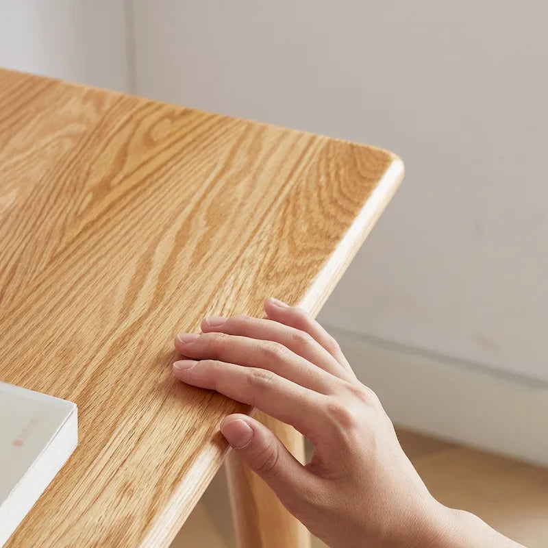 Solid Wood Study Desk with Drawer