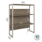 36W Bookcase Hutch