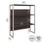 36W Bookcase Hutch
