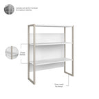 36W Bookcase Hutch