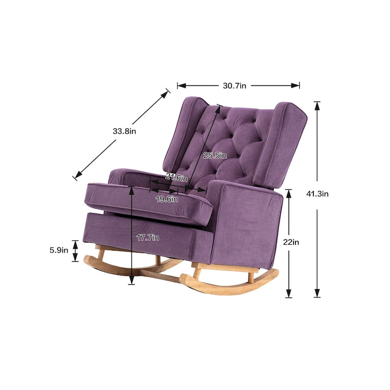 Living room Comfortable rocking chair accent chair