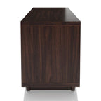 Contemporary Brown 63-inch Multi-functional Storage TV Console