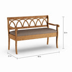 Storage Bench with Seat Cushion