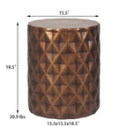 Modern Round End Table Outdoor Side Table Stool For Patio