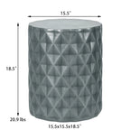 Modern Round End Table Outdoor Side Table Stool For Patio