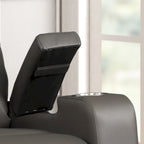 Modern Upholstered Faux Leather Power Recliner Chair
