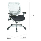 Self Adjusting Office Chair with Self Adjusting Mechanism