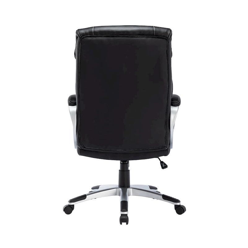 Executive Office Chair, PU Leather, Roller Wheels