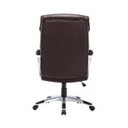 Executive Office Chair, PU Leather, Roller Wheels