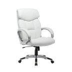 Executive Office Chair, PU Leather, Roller Wheels