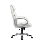 Executive Office Chair, PU Leather, Roller Wheels