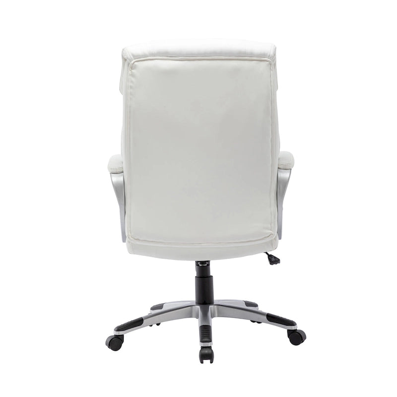 Executive Office Chair, PU Leather, Roller Wheels
