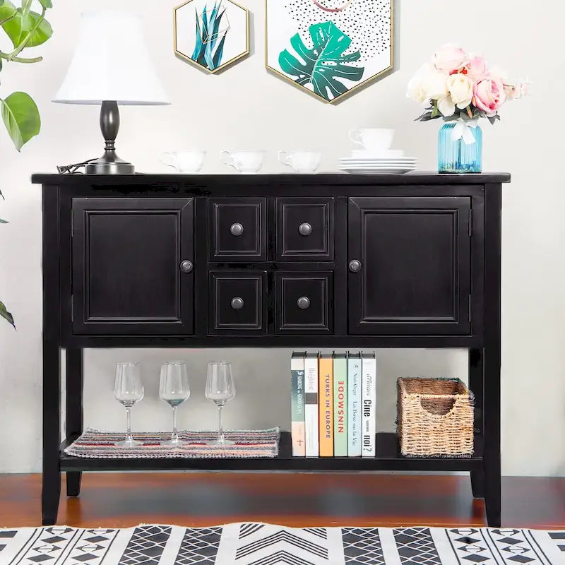 Buffet Sideboard Console Table Retro Design