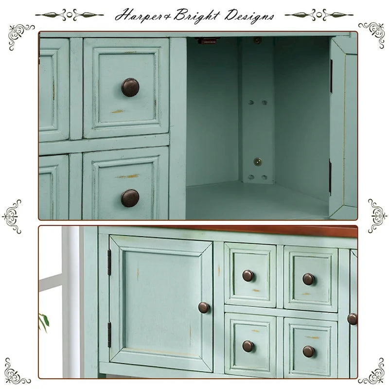 Buffet Sideboard Console Table Retro Design