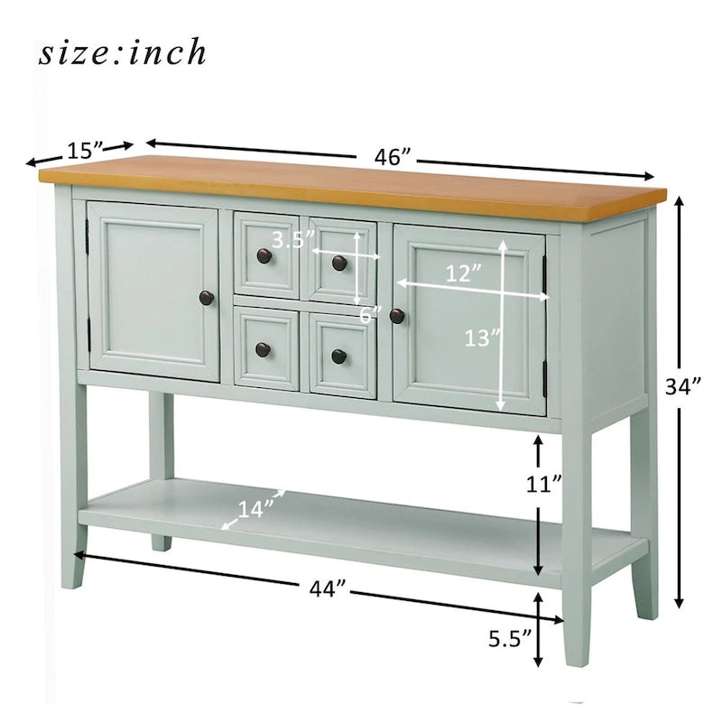 Buffet Sideboard Console Table Retro Design