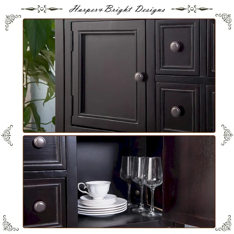 Buffet Sideboard Console Table Retro Design