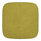 Mid-Century Green Linen Blend Ottoman