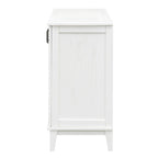 Sideboard with 4 Door Large Storage Buffet with Adjustable Shelves