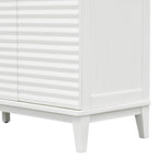 Sideboard with 4 Door Large Storage Buffet with Adjustable Shelves