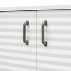 Sideboard with 4 Door Large Storage Buffet with Adjustable Shelves