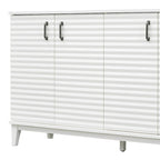 Sideboard with 4 Door Large Storage Buffet with Adjustable Shelves