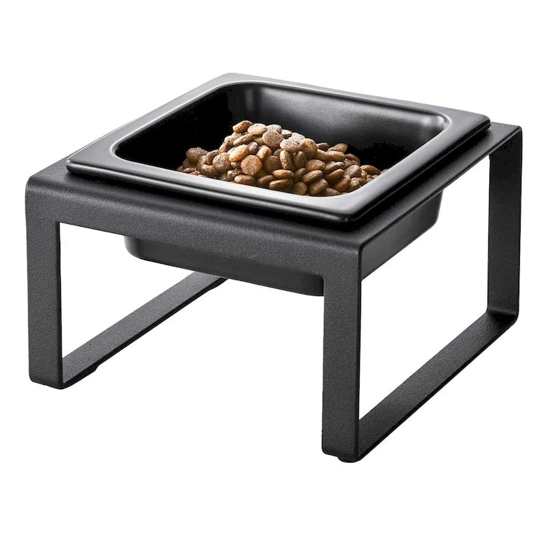 Single Pet Food Bowl - Two Styles, Steel and Ceramic