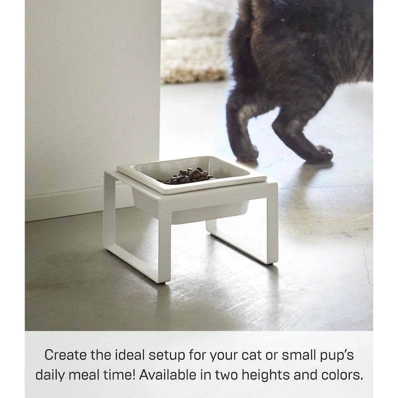Single Pet Food Bowl - Two Styles, Steel and Ceramic