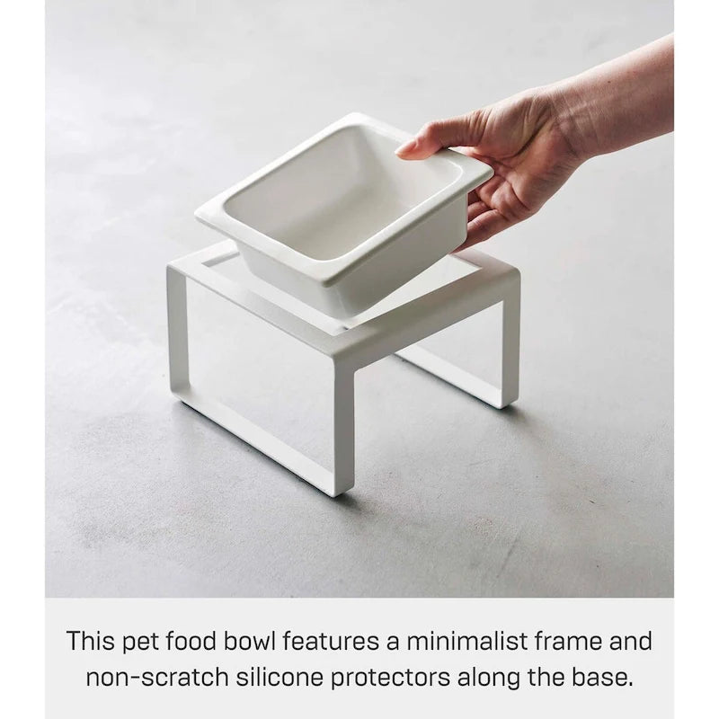 Single Pet Food Bowl - Two Styles, Steel and Ceramic