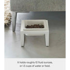 Single Pet Food Bowl - Two Styles, Steel and Ceramic