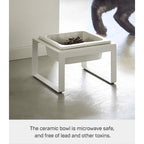 Single Pet Food Bowl - Two Styles, Steel and Ceramic