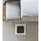 Single Pet Food Bowl - Two Styles, Steel and Ceramic
