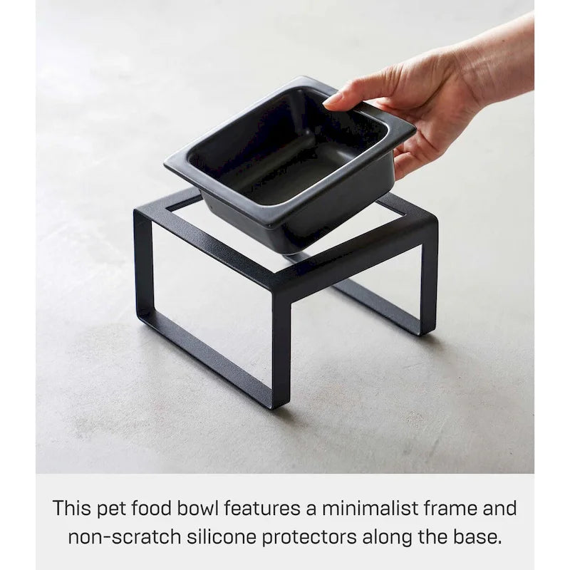 Single Pet Food Bowl - Two Styles, Steel and Ceramic