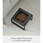 Single Pet Food Bowl - Two Styles, Steel and Ceramic