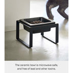 Single Pet Food Bowl - Two Styles, Steel and Ceramic