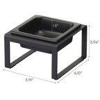 Single Pet Food Bowl - Two Styles, Steel and Ceramic