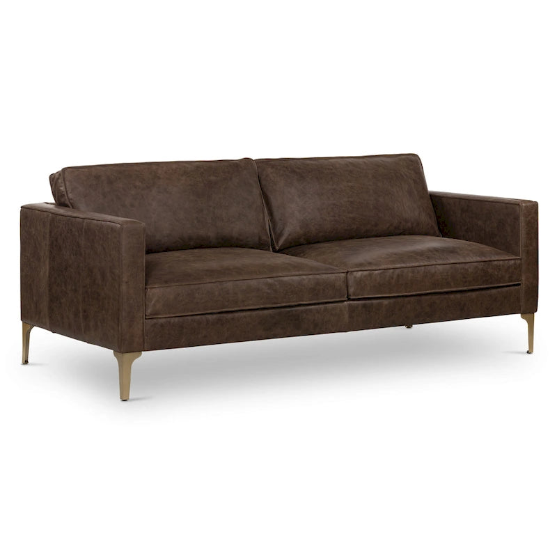 82.5 Sofa - Full Grain Genuine Leather