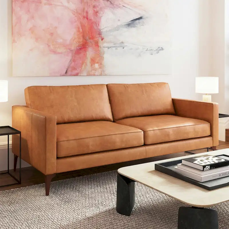 82.5 Sofa - Full Grain Genuine Leather